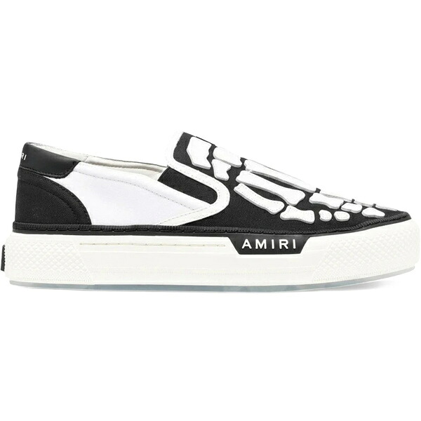 AMIRI アミリ メンズ スニーカー  【AMIRI Skel Top Slip-On Black White】  大いさ US_M_14 Black/White メンズ靴-靴-スニーカー