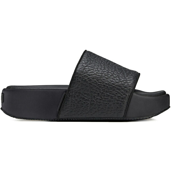 adidas アディダス メンズ スニーカー  【adidas Y-3 Slides Tumbled Leather Black】  大きさ US_6(24.0糎) Black/Black/Black