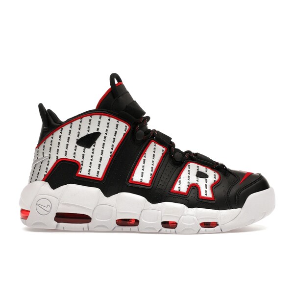 Nike ナイキ メンズ スニーカー  【Nike Air More Uptempo Pinstripe】  大きさ US_9(27.0糎) Black/White-University Red