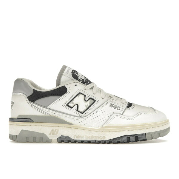 New Balance ニューバランス メンズ スニーカー 【New Balance 550 Vintage Pack Concrete】 サイズ US_10(28.0cm) Sea Salt/Concrete/Black|asty