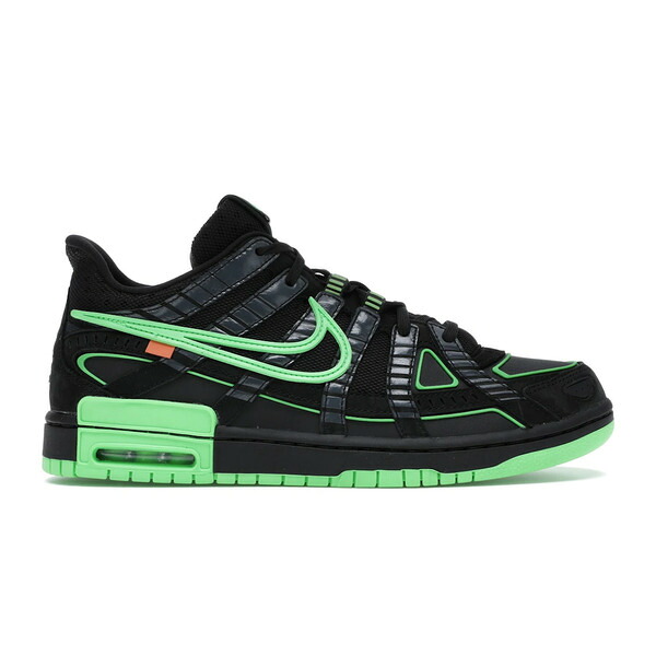 Nike ナイキ メンズ スニーカー  【Nike Air Rubber Dunk Off-White Green Strike】  サイズ US_M_13 Black/White-Green Strike