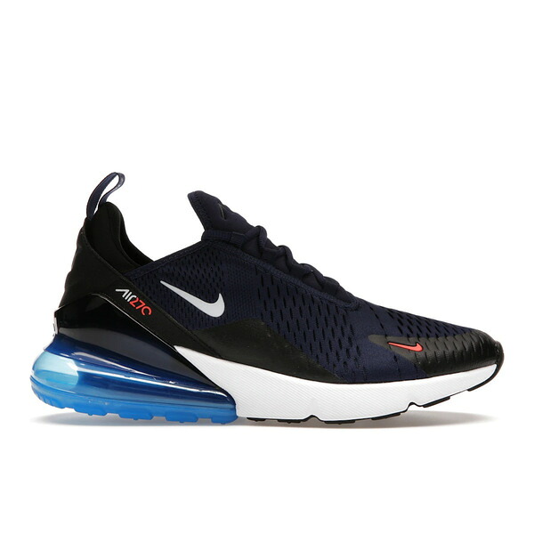 Nike ナイキ メンズ スニーカー 【Nike Air Max 270 Midnight Navy Bright Crimson】 サイズ US_8.5(26.5cm) Midnight Navy/Bright Crimson/Black/White|asty