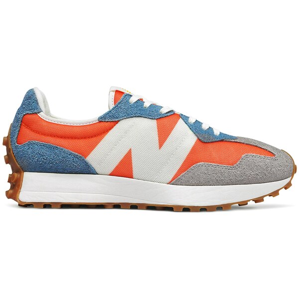 New Balance ニューバランス メンズ スニーカー 【New Balance 327 Red Navy Grey】 サイズ US_8.5(26.5cm) Red/Navy-Grey|asty