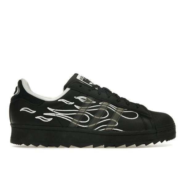 adidas アディダス メンズ スニーカー  【adidas Superstar Ripple No Sleep Rave Club Core Black】  サイズ US_8(26.0cm) Core Black/Carbon/Cloud White