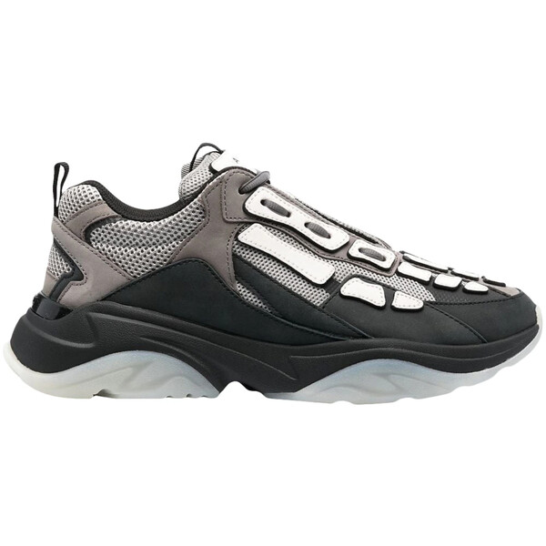 AMIRI アミリ メンズ スニーカー 【AMIRI Bone Runner Grey Black White】 サイズ US_8(26.0cm) Grey/Black/White｜asty 127,900円