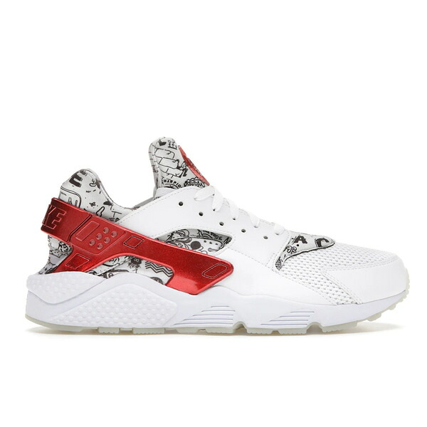 Nike ナイキ メンズ スニーカー 【Nike Air Huarache Run Shoe Palace 25th Anniversary】 サイズ US_8.5(26.5cm) White/Varsity Red-Pure Platinum｜asty