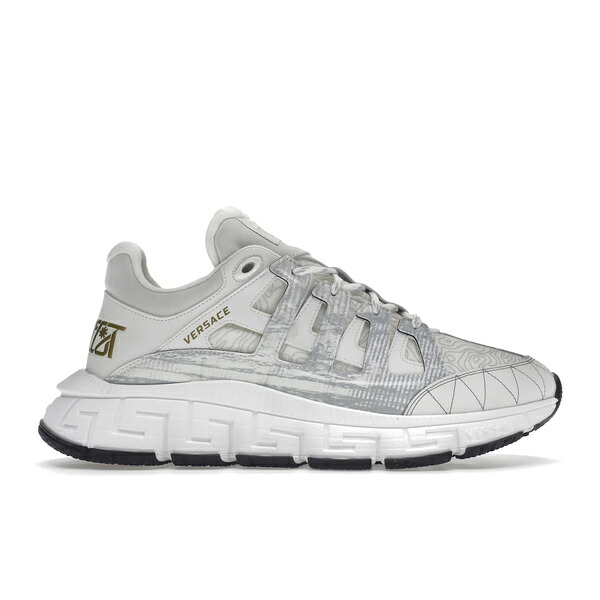 Versace ヴェルサーチ メンズ スニーカー  【Versace Trigreca White】  サイズ US_9(27.0cm) White/Blue