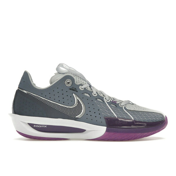 Nike ナイキ メンズ スニーカー  【Nike Air Zoom GT Cut 3 Be True to Her School】  大きさ US_5.5(23.5糎) Ashen Slate/Metallic Silver-Football Grey-Barely Grape
