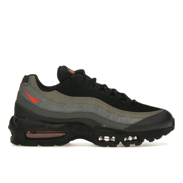 Nike ナイキ メンズ スニーカー  【Nike Air Max 95 Grey Reflective (2022)】  大いさ US_12(30.0糎) Black/Grey-Orange メンズ靴-靴
