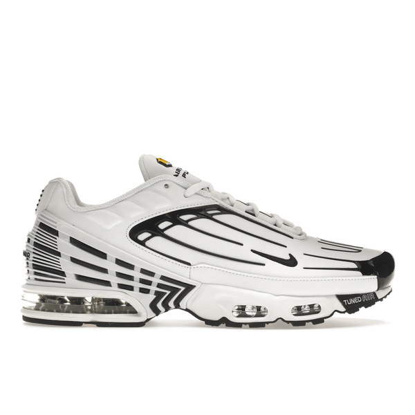 Nike ナイキ メンズ スニーカー  【Nike Air Max Plus 3 Leather White Black】  大きさ US_9.5(27.5糎) White/Black/White/Chile Red