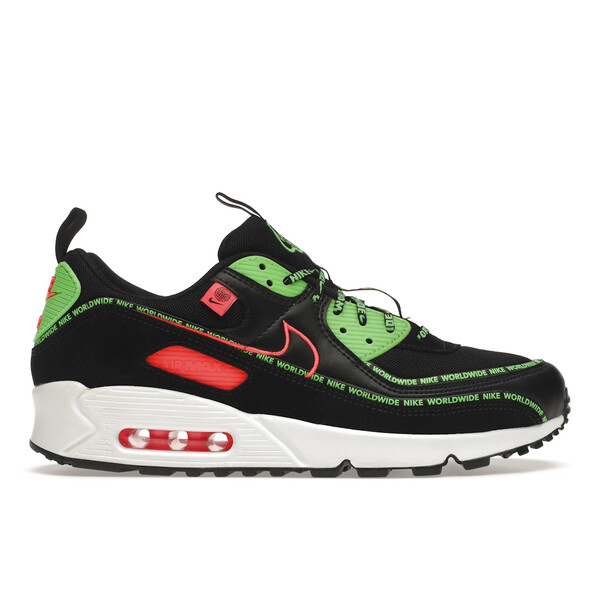 Nike ナイキ メンズ スニーカー  【Nike Air Max 90 Worldwide Pack Black】  サイズ US_6.5(24.5cm) Black/Green-Red-White