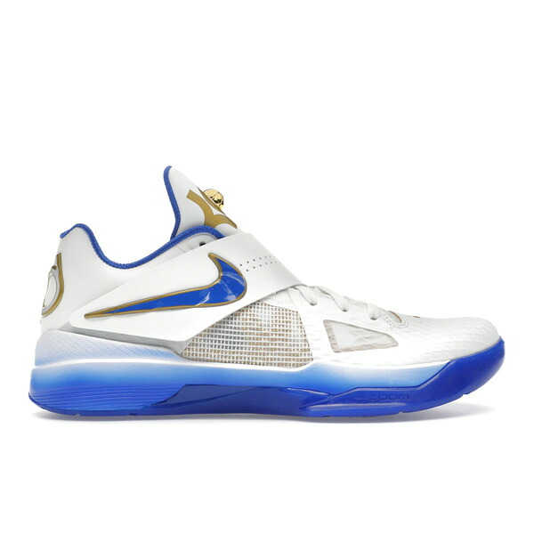 Nike ナイキ メンズ スニーカー 【Nike KD 4 The Real MVP】 サイズ US_M_13 Summit White/Hyper Royal/Metallic Gold|asty