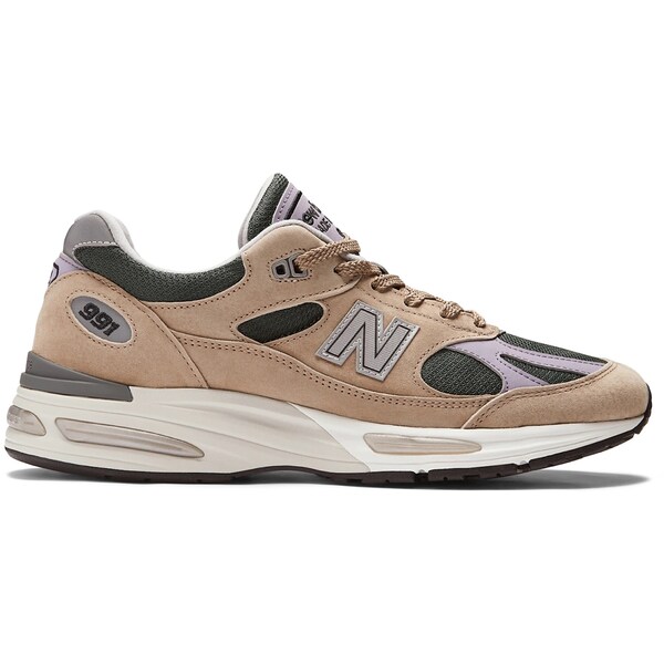 New Balance ニュー平衡にする メンズ スニーカー  【New Balance 991v2 MiUK Essentially Offbeat Pack Cement】  大きさ US_9.5(27.5糎) Cement/Douglas Fir