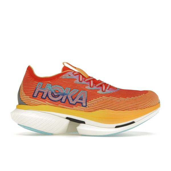 Hoka One One ホカオネオネ メンズ スニーカー 【Hoka One One Cielo X 1 Cerise Solar Flare】 サイズ US_7(25.0cm) Cerise/Solar Flare｜asty