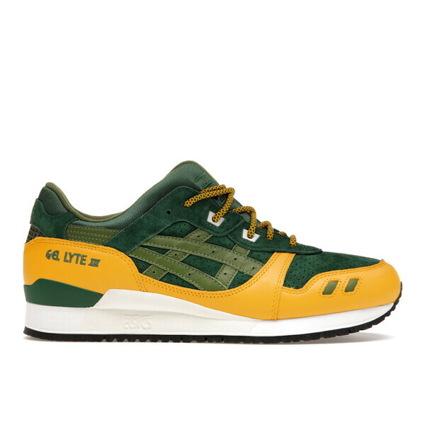 ASICS アシックス メンズ スニーカー 【ASICS Gel-Lyte III '07 Remastered Kith Marvel X-Men Rogue Opened Box (Trading Card Not Included)】 サイズ US_8(26.0cm) Green/Yellow画像