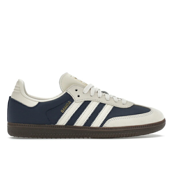 adidas アディダス レディース スニーカー  【adidas Samba OG Night Indigo Crew White (Women\u0027s)】  大きさ US_9.5(26.5糎) Night Indigo/Cream White/Gold Metallic