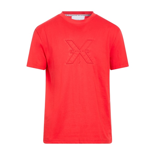 【送料無料】 ジョン リッチモンド メンズ Tシャツ トップス T-shirts Red|asty