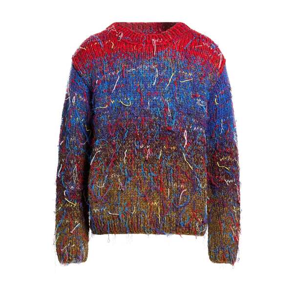 【貨物輸送無料】 マルタンマルジェラ メンズ 編み物\u0026ティーシャツ アウター Sweaters Red