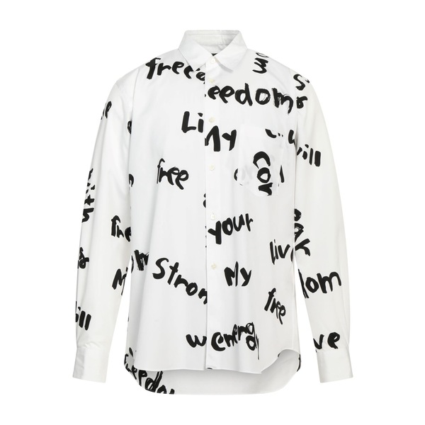 【貨物輸送無料】 コムデ給仕 メンズ プルオーバー トップス Shirts White