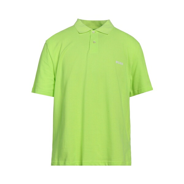 【貨物輸送無料】 エムエスジイエム メンズ プルオーバー トップス Polo shirts Green