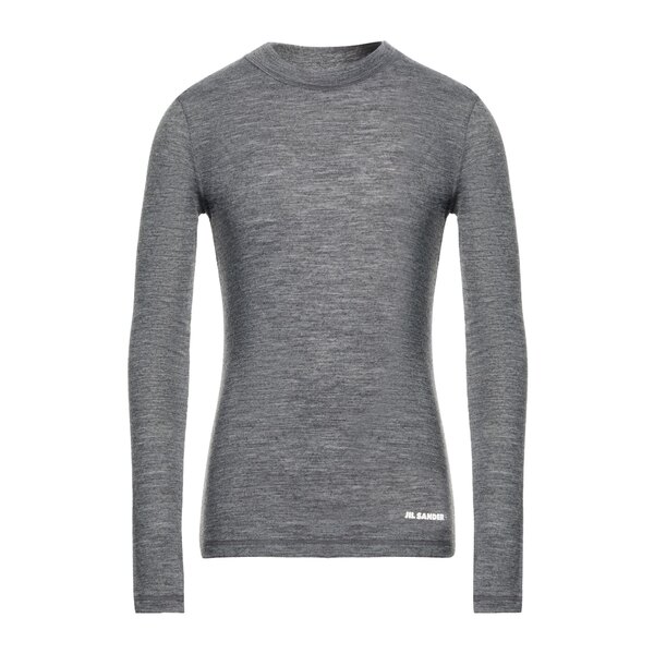 【貨物輸送無料】 ジル・サンダー メンズ プルオーバー トップス T-shirts Grey