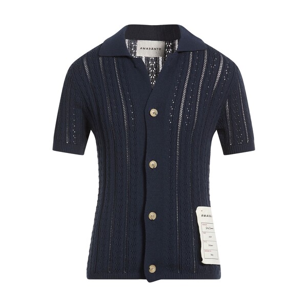 【貨物輸送無料】 アマラント メンズ ジレー アウター Cardigans Blue