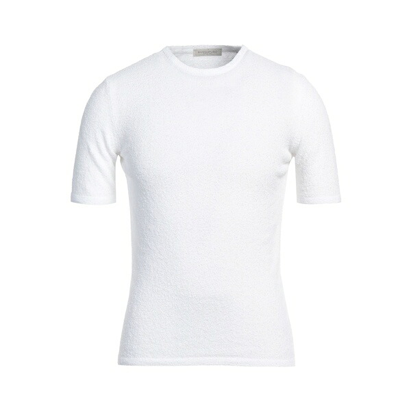 【貨物輸送無料】 ロッソピューロ メンズ 編み物\u0026スウェーター アウター Sweaters White