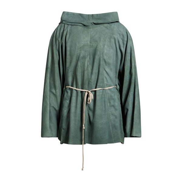 【貨物輸送無料】 リックオウエンス メンズ 上衣＆上衣 アウター Jackets Green