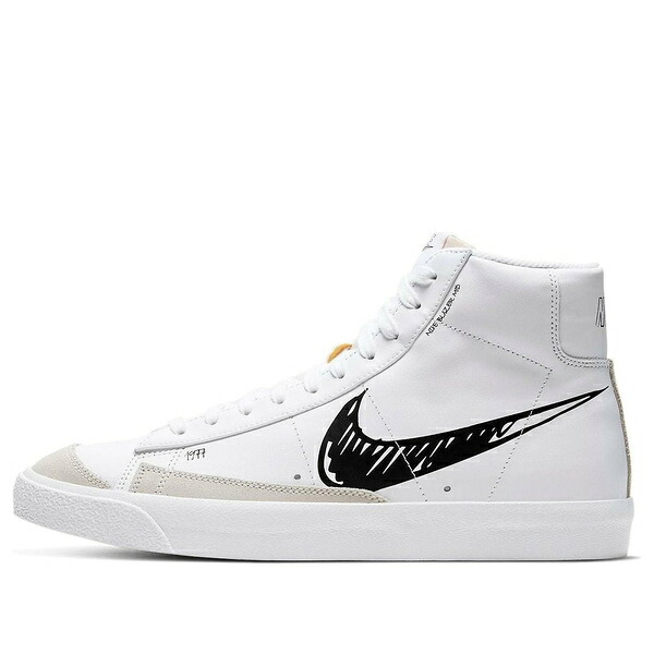 Nike ナイキ メンズ スニーカー  【Nike Blazer Mid 77 \u0027Sketch - Black\u0027 CW7580-101】  大きさ US_10.5(28.5糎)