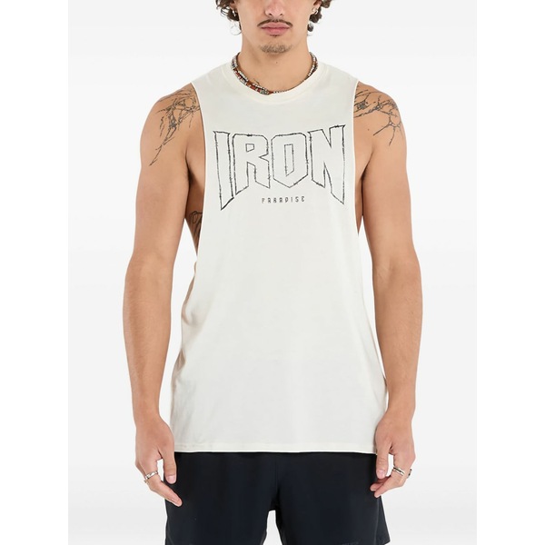 アンダーアーマー メンズ Tシャツ トップス Iron paradise muscle tank Neutrals