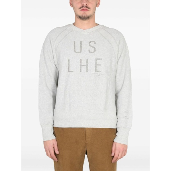 エンジニアガーメンツ メンズ パーカー・スウェットシャツ アウター Crew-neck sweatshirt Grey
