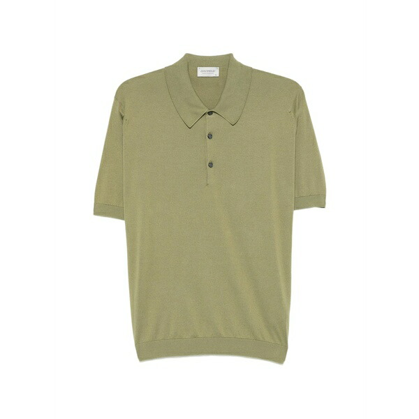 ジョンスメドレー メンズ ポロシャツ トップス Short-sleeves polo shirt Green｜asty