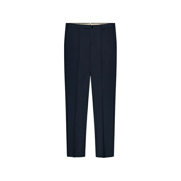 インコテックス メンズ 心地好いズボン下 ボトムス Poplin trousers Blue