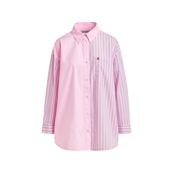 エッセンシャルアントワープ レディース プルオーバー トップス Jolivia long-sleeve striped shirt Pink