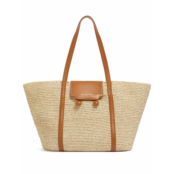 マルニ レディース トートバッグ バッグ Medium trunkaroo beach tote bag Neutrals