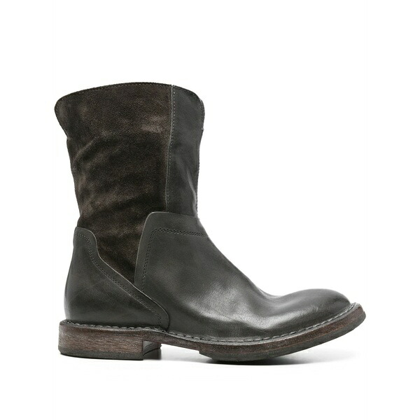 モマ レディース ブーツ シューズ Minsk panelled ankle boots Black
