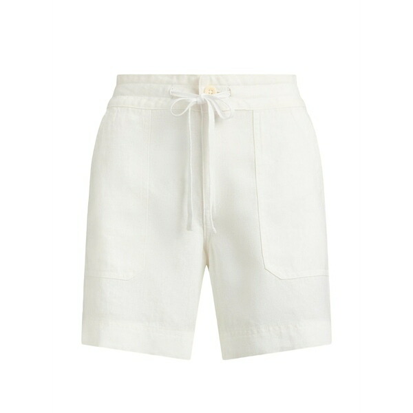 ラルフローレン レディース 心地好いズボン下 ボトムス Drawstring patch-pocket shorts White