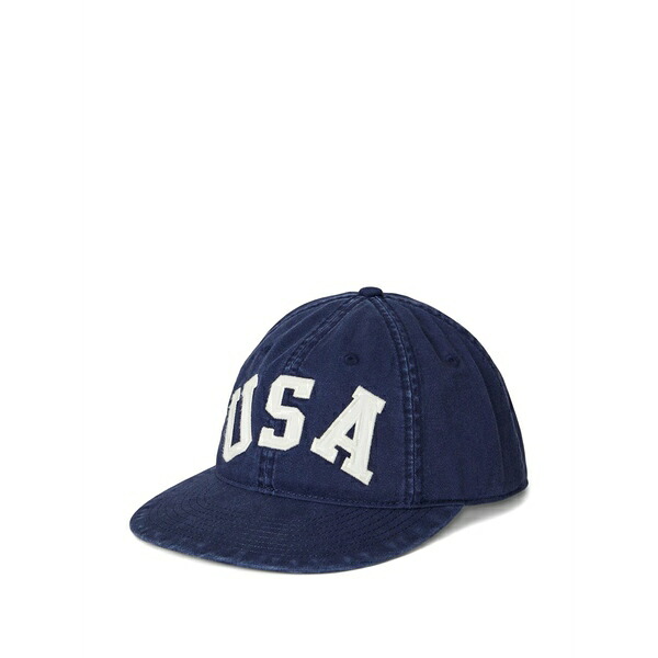 ラルフローレン メンズ 鳥打ち帽 付属物 Cotton cap Blue