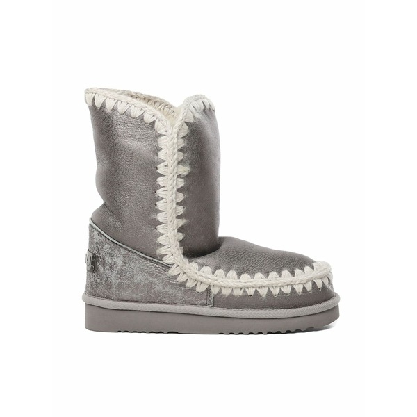 モウ レディース ブーツ シューズ Eskimo 24 crochet-detail boots Grey