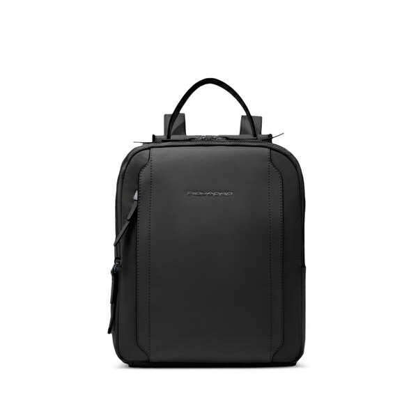 ピークアドロ  レディース うしろ側容器に並べる・背嚢 御徒面子 Ipad leather backpack Black