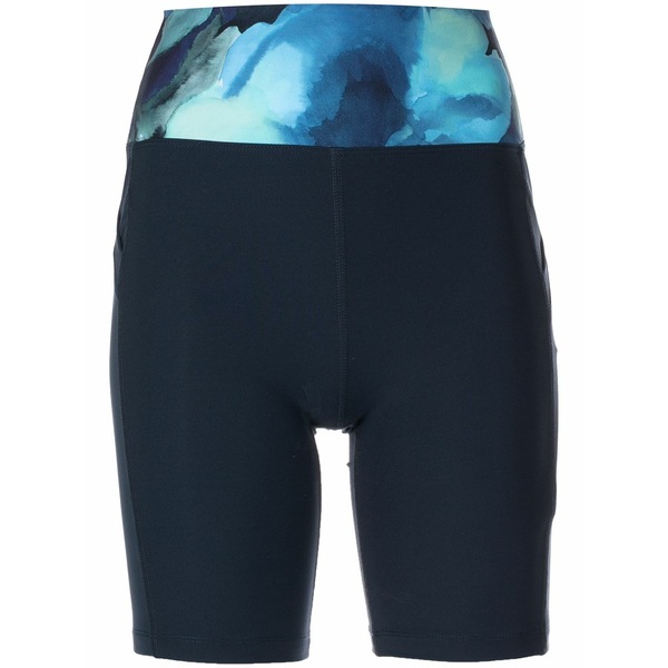 マルケッサ レディース カジュアルパンツ ボトムス Abstract-pattern cycling-shorts Blue｜asty
