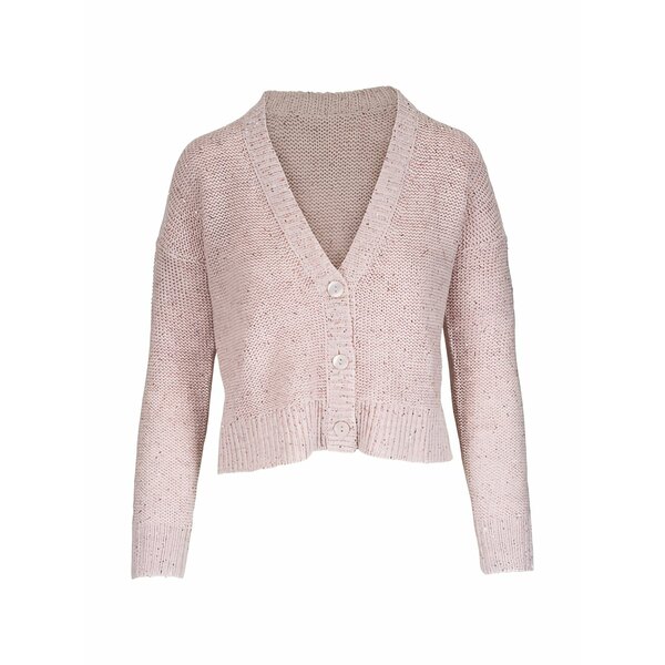 キン天使の都市カシミヤ レディース ジレー アウター Button-front cardigan Pink