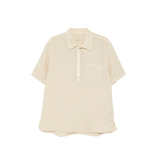 １２０％リノ メンズ シャツ トップス Pocket shirt Neutrals｜asty