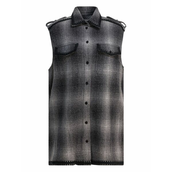 ゴールデングース レディース ワンピース トップス Checked mini dress Grey｜asty