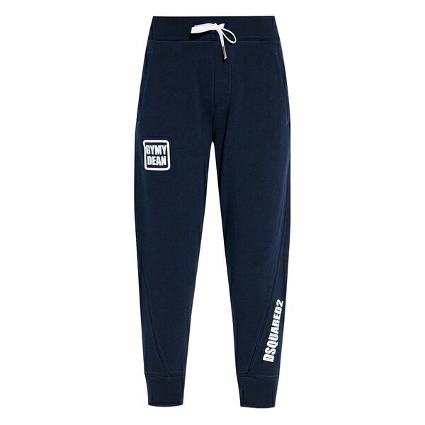 ディースクエアード レディース カジュアルパンツ ボトムス Logo-patch number-detail track pants Blue