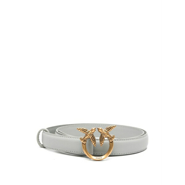ピンコ レディース ベルト アクセサリー Love-birds buckle belt Grey｜asty
