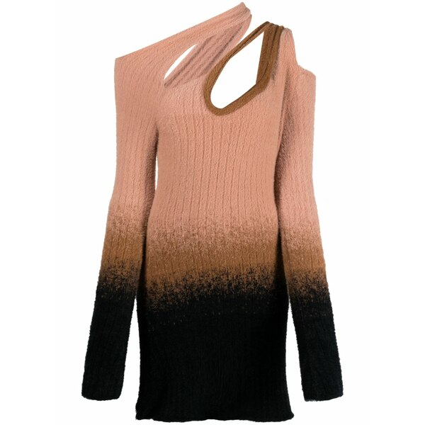 オットリンガー レディース 衣装 トップス Gradient-effect knitted mini dress Pink