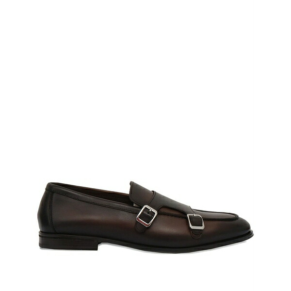 ドンカルズ メンズ 御召しものシューズ シューズ Double-buckle monk shoes Brown