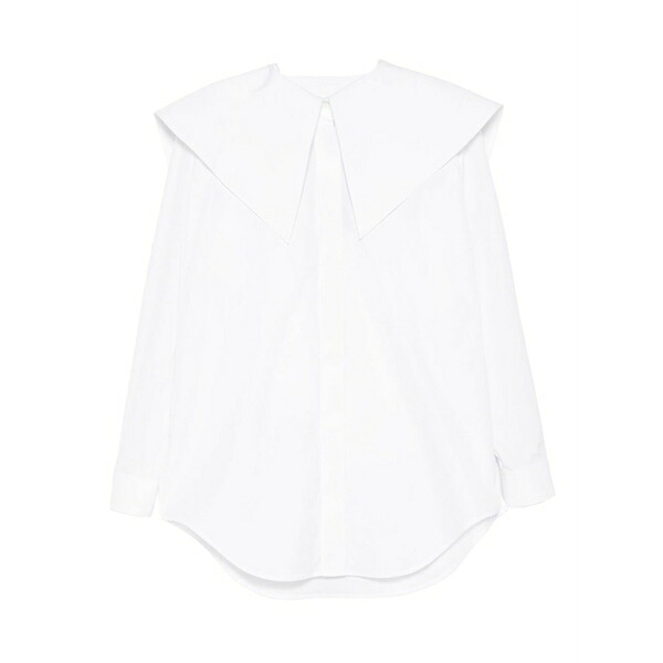 ビクターアンドロルフ レディース シャツ トップス Volant-detail shirt White｜asty