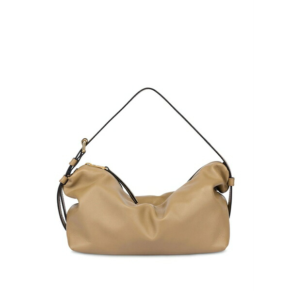 モスキーノ レディース ショルダーバッグ 御徒面子 Tie me leather shoulder bag Neutrals